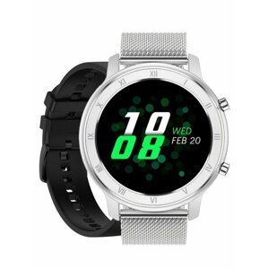 SMARTWATCH UNISEX Pacific 17-3 Remienok - silver  (sy010c)