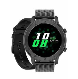 SMARTWATCH UNISEX Pacific 17-4 Remienok - black  (sy010d)