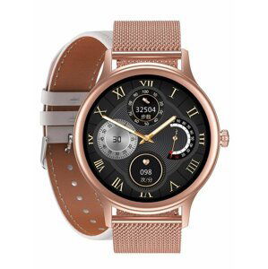 Dámske smartwatch I PACIFIC 18-2 - Remienok : Rosegold / white (sy015b)