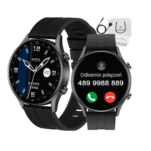 SMARTWATCH pánske G. Rossi SW019-2 black/black (sg014b) volania