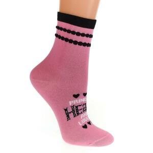 Ružové ponožky FINES