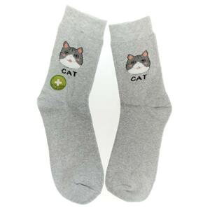 Sivé ponožky BAMBOO CAT