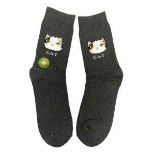 Tmavosivé ponožky BAMBOO CAT