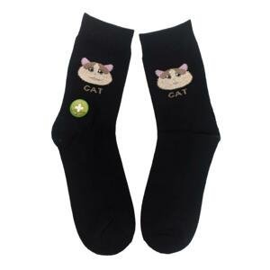 Čierne ponožky BAMBOO CAT