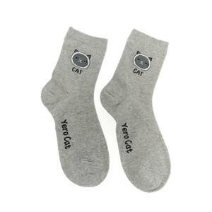 Sivé ponožky YERO CAT