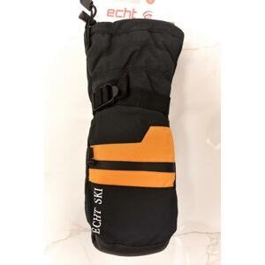 Pánske čierne lyžiarske rukavice ECHT MORZINE L-XL-2XL