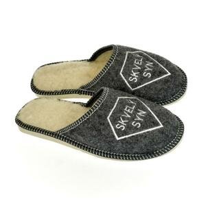 Pánske sivé papuče SKVELÝ SYN 40-46
