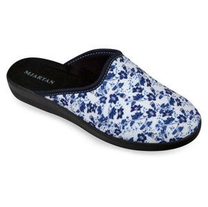 Dámske modré vzorované papuče MJARTAN BERTINA