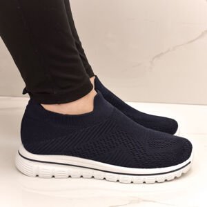 Dámske modré SLIP-ON tenisky MARILO