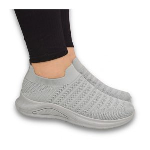 Dámske sivé SLIP-ON tenisky MARIANNAA