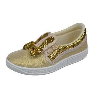 Detské zlaté topánky BUNNY