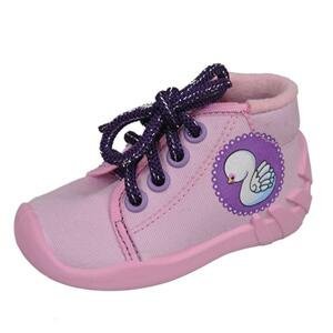 Detské svetloružové topánky MIA