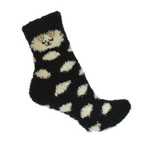Zimné čierno-biele ponožky KITI