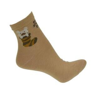 Zimné hnedé ponožky KOFY