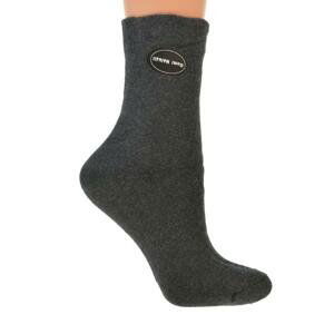 Zimné tmavo-sivé ponožky GUMI
