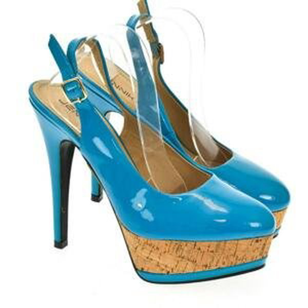 Dámske modré sandále RASSA
