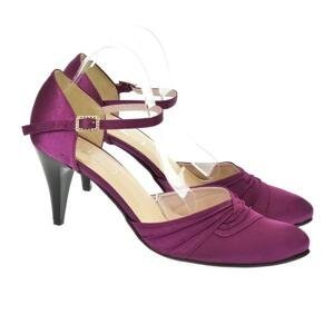 Dámske fialové sandále SELA