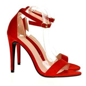 Dámske červené sandále KALA