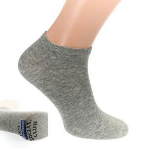 Pánske sivé krátke ponožky SOCIAL CLUB