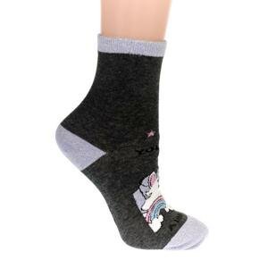 Detské tmavo-sivé ponožky SHAY