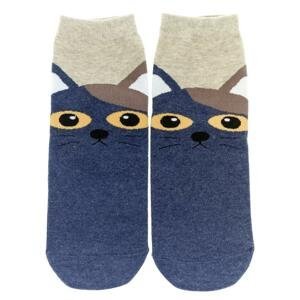 Dámske modré ponožky BRITISH CAT
