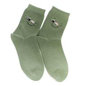 Dámské zelené ponožky SMAJLINKA