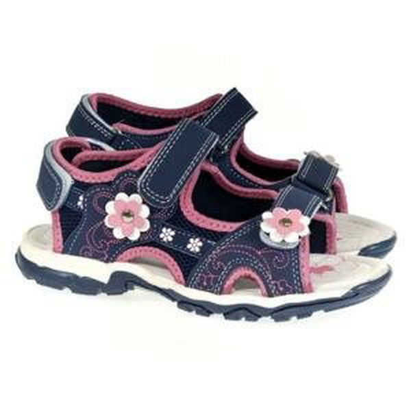 Detské modro-ružové sandále CSCK.S ALLIA