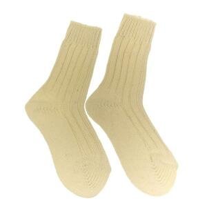 Luxusné béžové ponožky MERINO