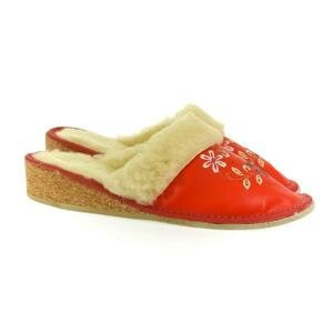 Dámske červené papuče HANA