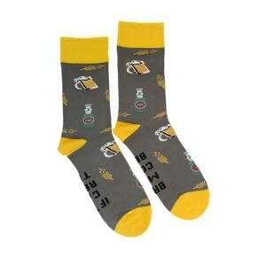Pánske žlté ponožky KAJO