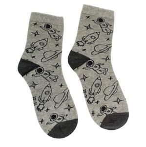 Detské sivé ponožky GALAXY