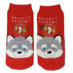 Detské červené ponožky SANTA