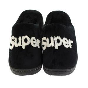 Pánske čierne papuče SUPER