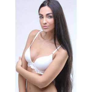 Biela push-up podprsenka Gina 17007P