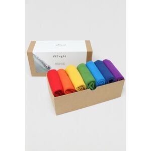 Pánske viacfarebné ponožky Colours of the Rainbow - sedembalenie