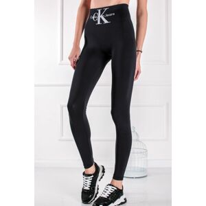 Čierne legíny CKJ Women 1P High-Waist Logo