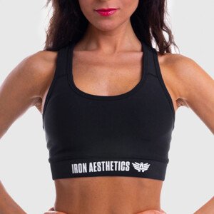 Dámska športová podprsenka STUFFED - Iron Aesthetics, čierna