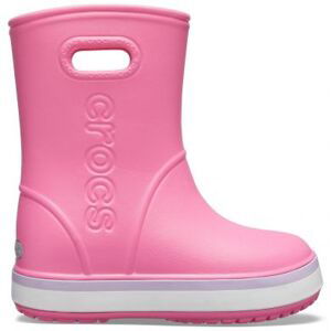 gumáky Crocs Crocsband Rain Boot - Pink lemonade/Lavender 35 EUR