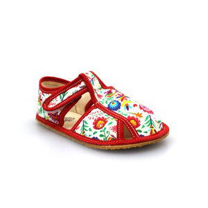 Baby Bare Shoes papuče Baby bare White Folklore 26 EUR