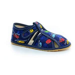 Baby Bare Shoes papuče Baby Bare Navy Cars 29 EUR