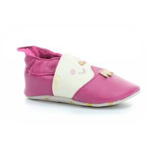 capáčky Bobux Frosty Dark Pink (soft sole) 20 EUR