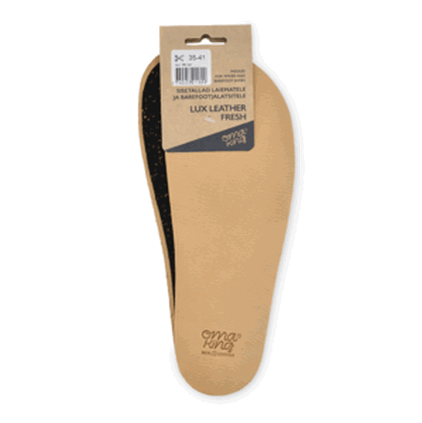 vložky do topánok OmaKing barefoot Lux leather fresh Veľkosť ponožiek: 35-41 EU EUR