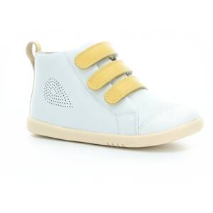 Bobux Hi Court White+Sand I walk/Kid + členkové barefoot topánky 26 EUR