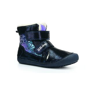 D.D.Step W063-356A modré zimní barefoot boty 25 EUR