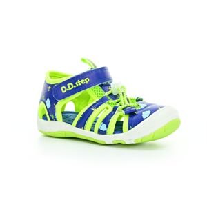 D.D.Step G065-41329A modro-zelené barefoot sandály 22 EUR