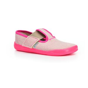 Pegres SBF10F růžové barefoot bačkory 24 EUR