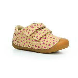 Bundgaard Petit Strap Canvas Beige Hearts barefoot topánky 25 EUR