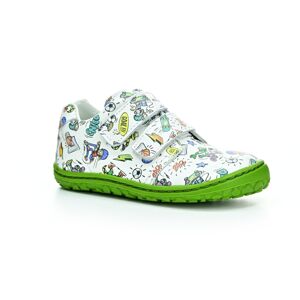 Lurchi Noah Leather White/Green barefoot boty 22 EUR