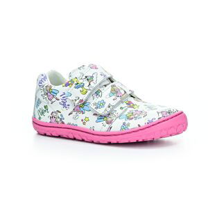 Lurchi Noah Leather White/Pink barefoot boty 22 EUR