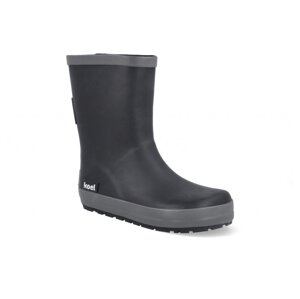 Koel Koel4Kids Wellie Bare Solid Black barefoot čižmy 27 EUR